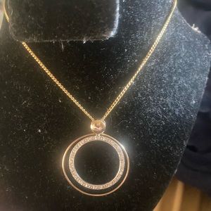Vintage 1/20 10K Gold Filled GF Signed Speidel Chain Necklace w/Pendant Locket